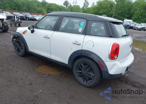 2013 Mini Countryman Cooper z USA, uszkodzony, nr VIN WMWZB3C53DWM08244